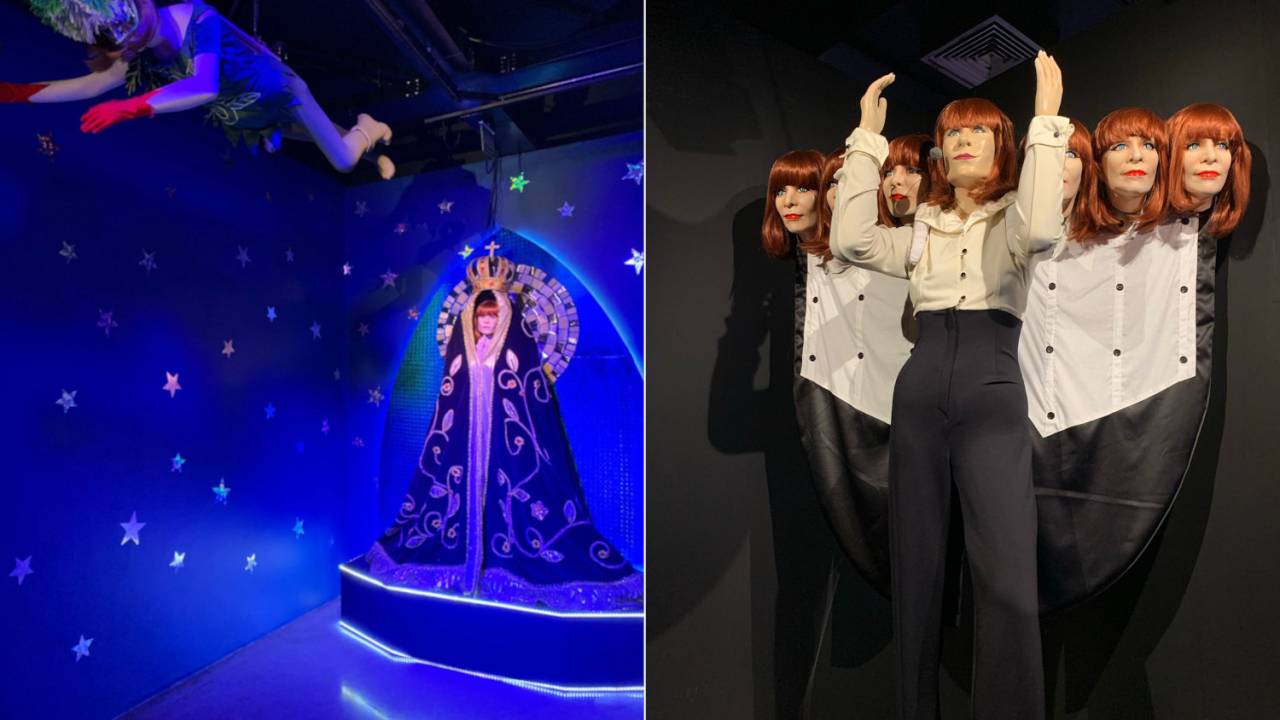 Imagens da exposição da Rita Lee no MIS, em São Paulo