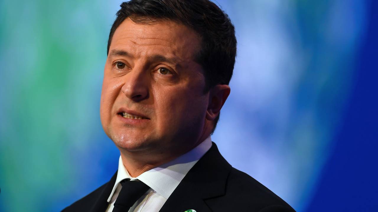 Presidente ucraniano, Volodymyr Zelensky: atenção especial em posse do ultradireitista Milei