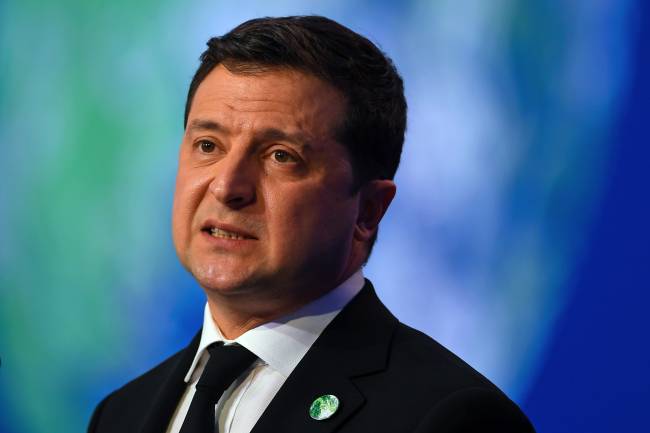 Presidente ucraniano, Volodymyr Zelensky: atenção especial em posse do ultradireitista Milei