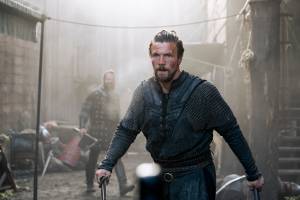 Príncipe Harald 2 Jóhannes Haukur Jóhannesson como Olaf, e Leo Suter na pele de Harald 'Vikings: Valhalla'
