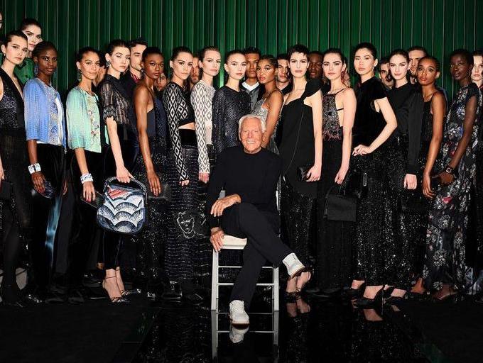 Vídeo: a forma elegante como Giorgio Armani mostrou seu apoio à Ucrânia