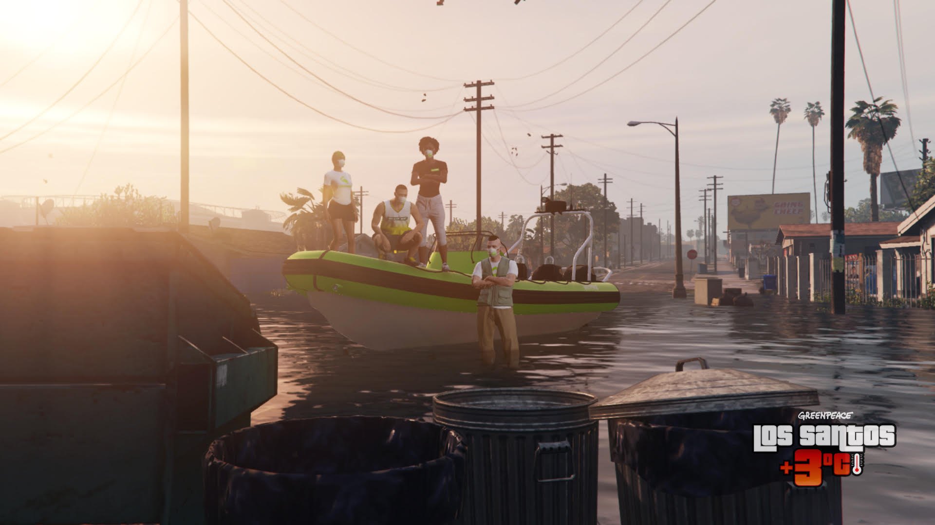 Greenpeace lança mapa futurístico de GTA V em meio a desastre ambiental