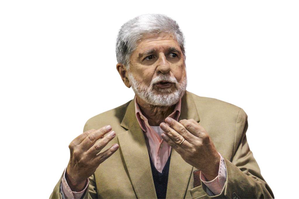 19914887-high.jpeg INIMIGOS ERRADOS - Celso Amorim: o ex-chanceler no governo Lula atacou os Estados Unidos e a Otan, mas não apontou o dedo para Putin -