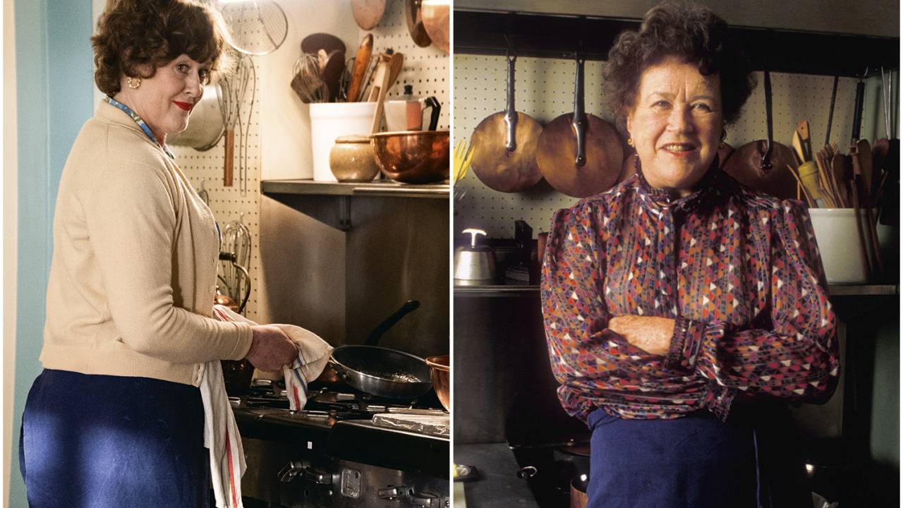 MASTER CHEF - Sarah Lancashire e, à direita, Julia: o espírito da modernidade -