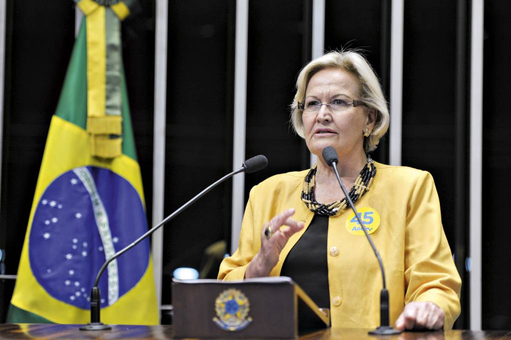 ANA-AMELIA-RS-2018-1.jpg AMEAÇA - Ana Amélia: a ex-senadora deve disputar votos com o vice -