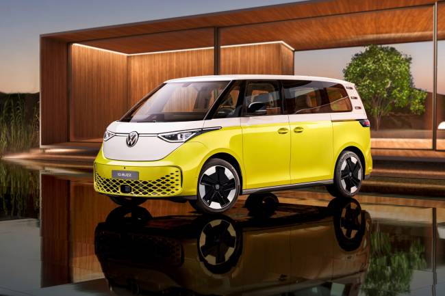 Anunciado em 2017, o modelo ID. Buzz, herdeiro da perua Kombi, foi apresentado na Alemanha -