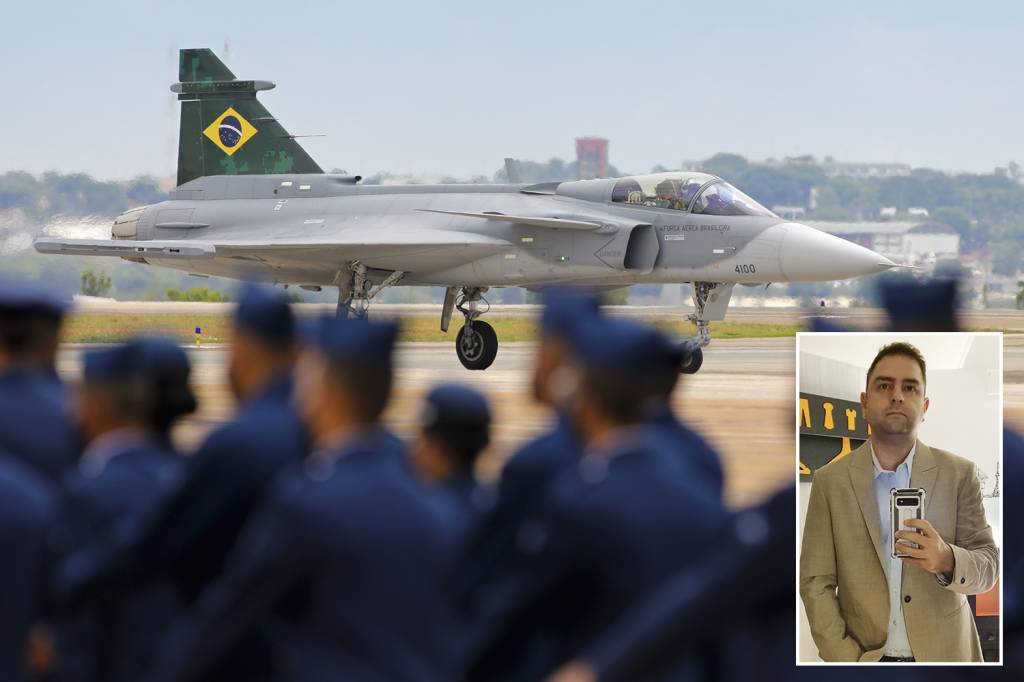 GRIPEN-SAAB-BRASIL-1.jpg NADA A VER COM CAÇAS - Luís Cláudio: o caçula da família recebeu 2,5 milhões reais de um lobista por um calhamaço de artigos copiados da internet -
