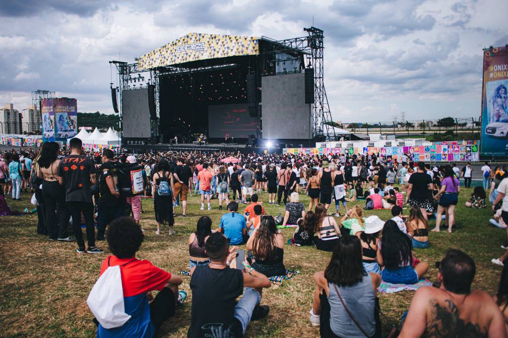 O p&uacute;blico no festival Lollapalooza Brasil 2022