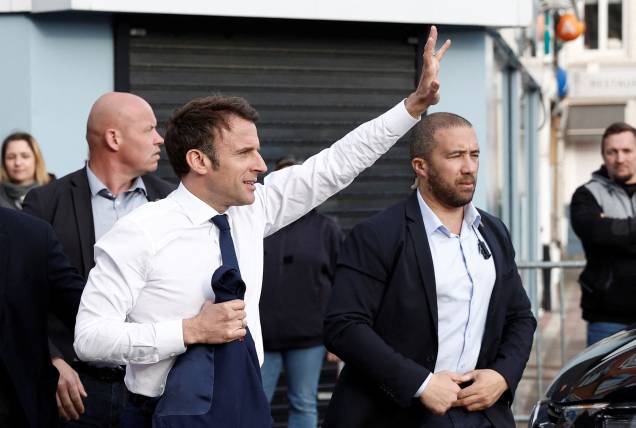 Emmanuel Macron, presidente da França e candidato do partido liberal francês, La Republique en Marche (LREM) - Emmanuel Macron, presidente da França e candidato do partido liberal francês, La Republique en Marche (LREM) -