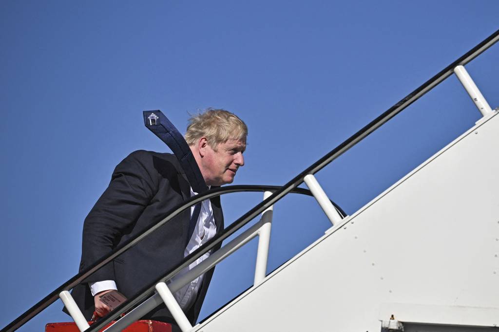 BORIS-JOHNSON-INGLATERRA-2022-263.jpg VOO-SOLO - O conservador Johnson: o racha insuflado pela polarização levou o Reino Unido ao Brexit -
