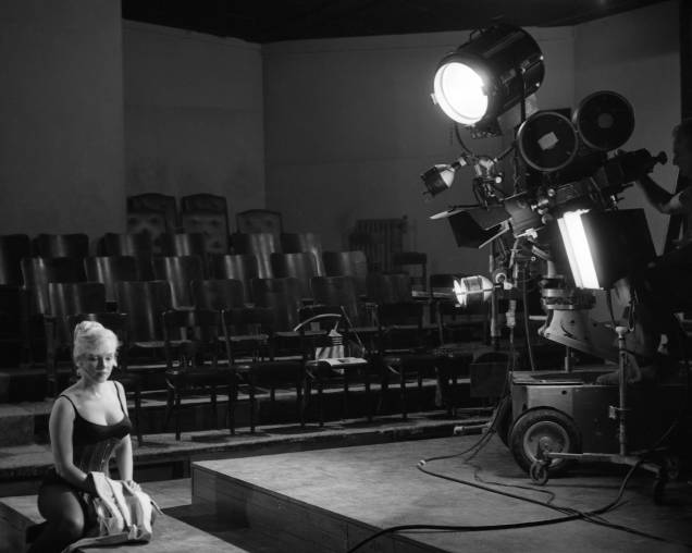 Atriz americana Marilyn Monroe no set da comédia musical 'Let's Make Love', em 1960 - Atriz americana Marilyn Monroe no set da comédia musical 'Let's Make Love', em 1960 -