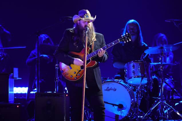 Chris Stapleton se apresenta no Grammy 2022 Chris Stapleton se apresenta no Grammy 2022