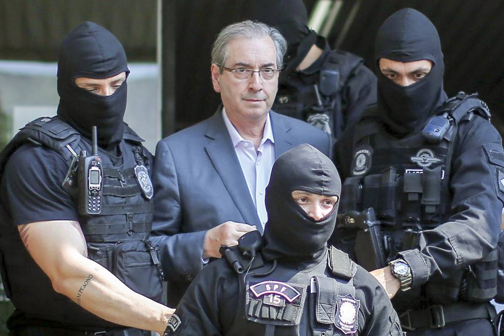 LAVA-JATO-EDUARDO-CUNHA-PRISAO-2016-484.jpg NO TOPO - Eduardo Cunha: o ex-todo-poderoso foi abatido pela Lava-Jato -
