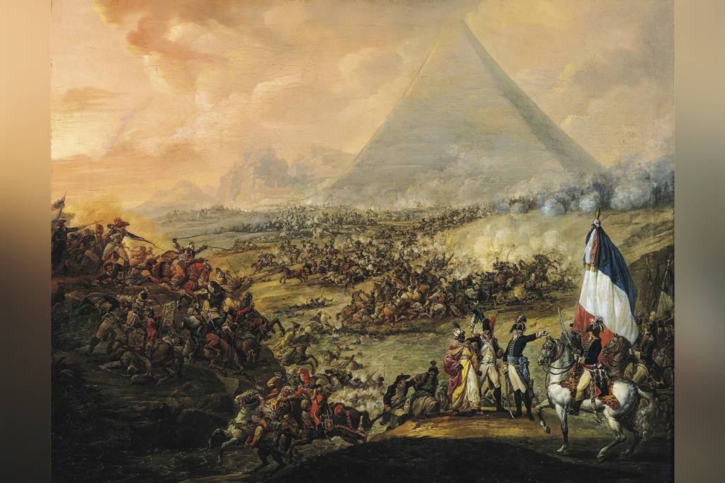 The-Battle-of-the-Pyramids-1.jpg FASCÍNIO - Napoleão a seus soldados: “Quarenta séculos vos contemplam” -