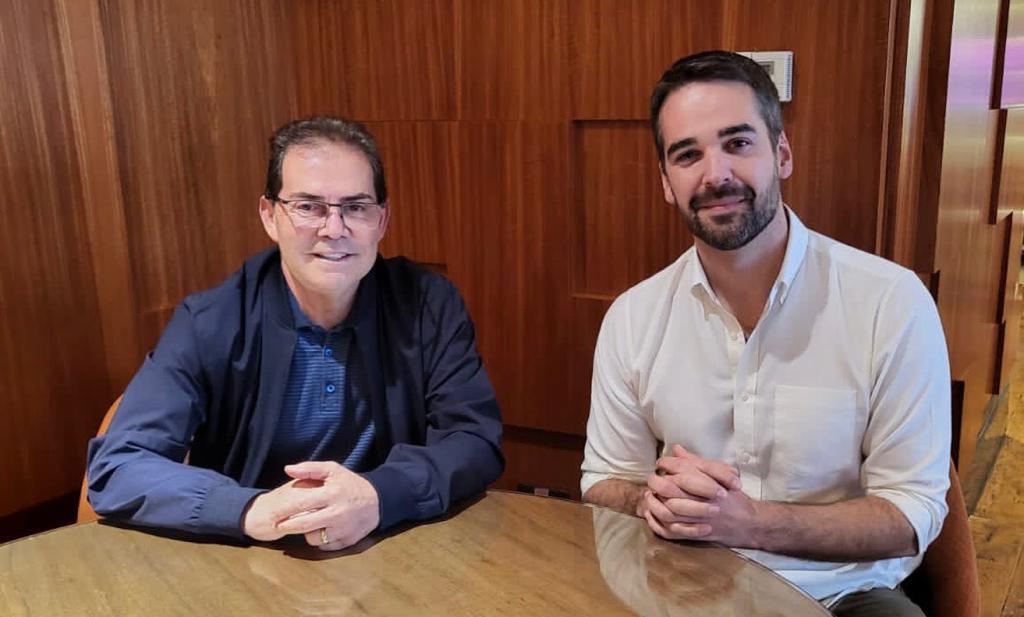 O deputado Paulinho da Força (Solidariedade) e o ex-governador do Rio Grande do Sul Eduardo Leite (PSDB) //