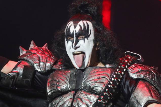 A banda Kiss durante sua apresentação no Allianz Parque, na sua turnê de despedida "End of The Road", no Allianz Parque, em São Paulo, em 30/04/2022 - A banda Kiss durante sua apresentação no Allianz Parque, na sua turnê de despedida "End of The Road", no Allianz Parque, em São Paulo, em 30/04/2022 -