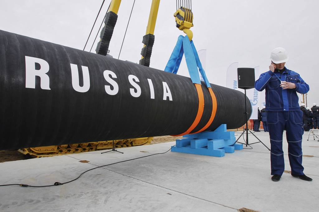 AP22052555939305.jpg BLOQUEIO - Gasoduto russo: o grosso da produção hoje é voltado para a Europa -