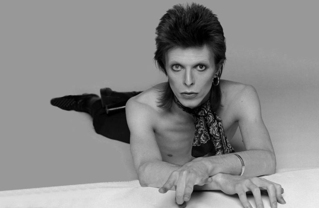 Cantor e m&uacute;sico ingl&ecirc;s David Bowie, em 1980.