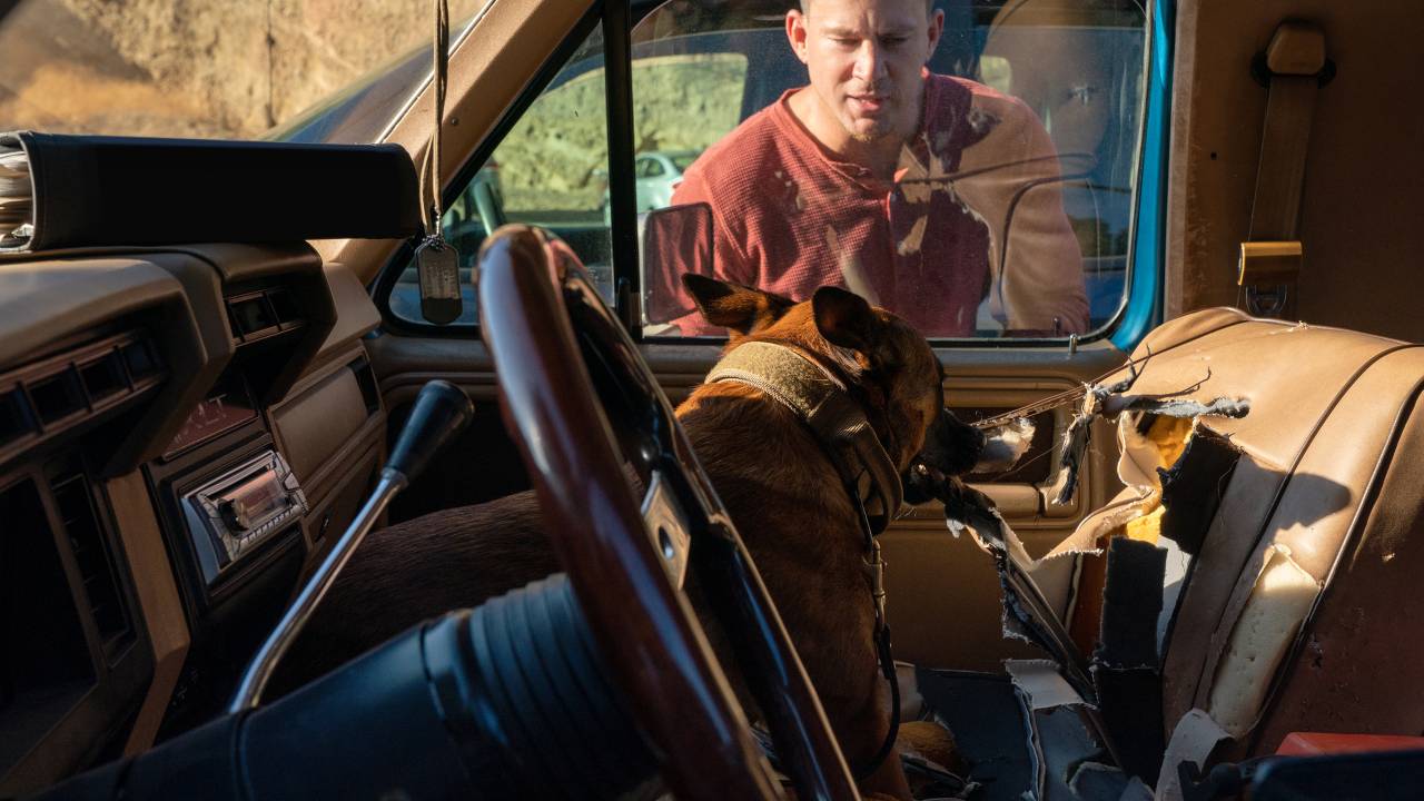 Channing Tatum no filme 'Dog: A Aventura de uma Vida'