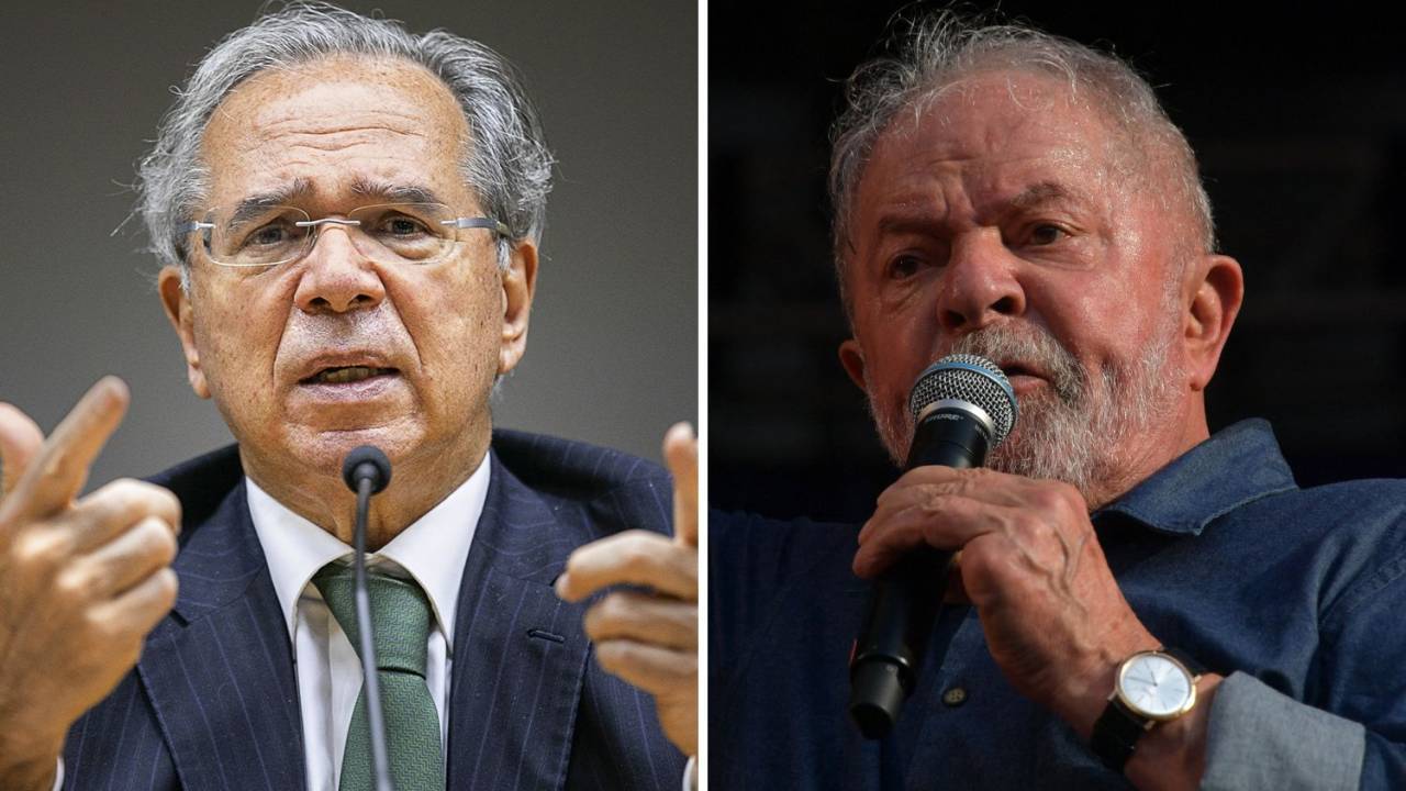 Paulo Guedes e Lula -