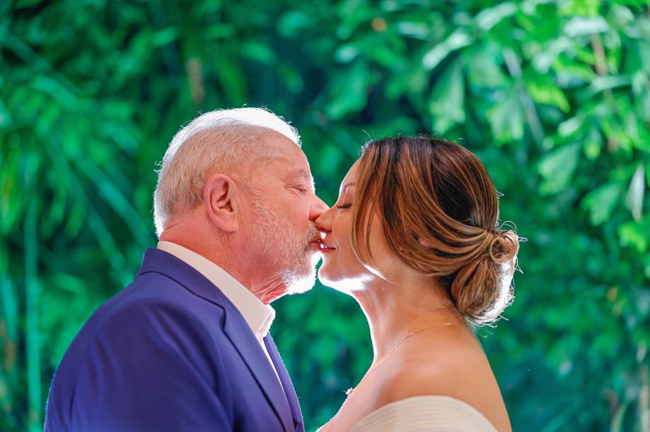 18/05/2022 - Cerimônia de casamento do ex-presidente Lula e a socióloga Rosângela Silva, a Janja, em São Paulo.