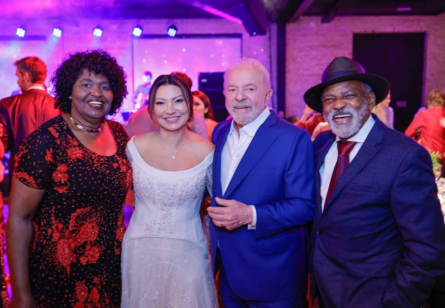 18/05/2022 - Cerimônia de casamento do ex-presidente Lula e a socióloga Rosângela Silva, a Janja, em São Paulo.