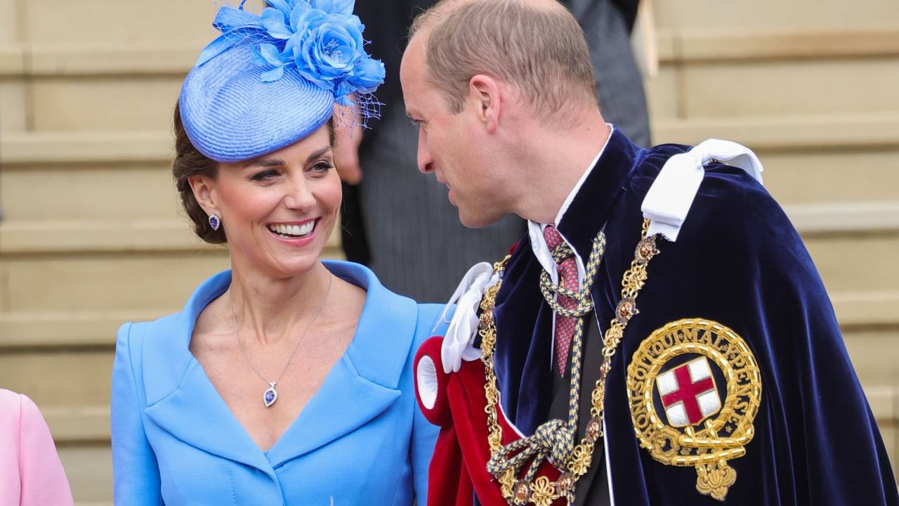 The Order Of The Garter Service At Windsor Castle - Kate e William