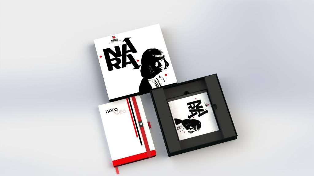 Nara_Vista 2 Fan Box do primeiro álbum de Nara Leão, com capa/quadro, caderneta, CD e caixa organizadora
