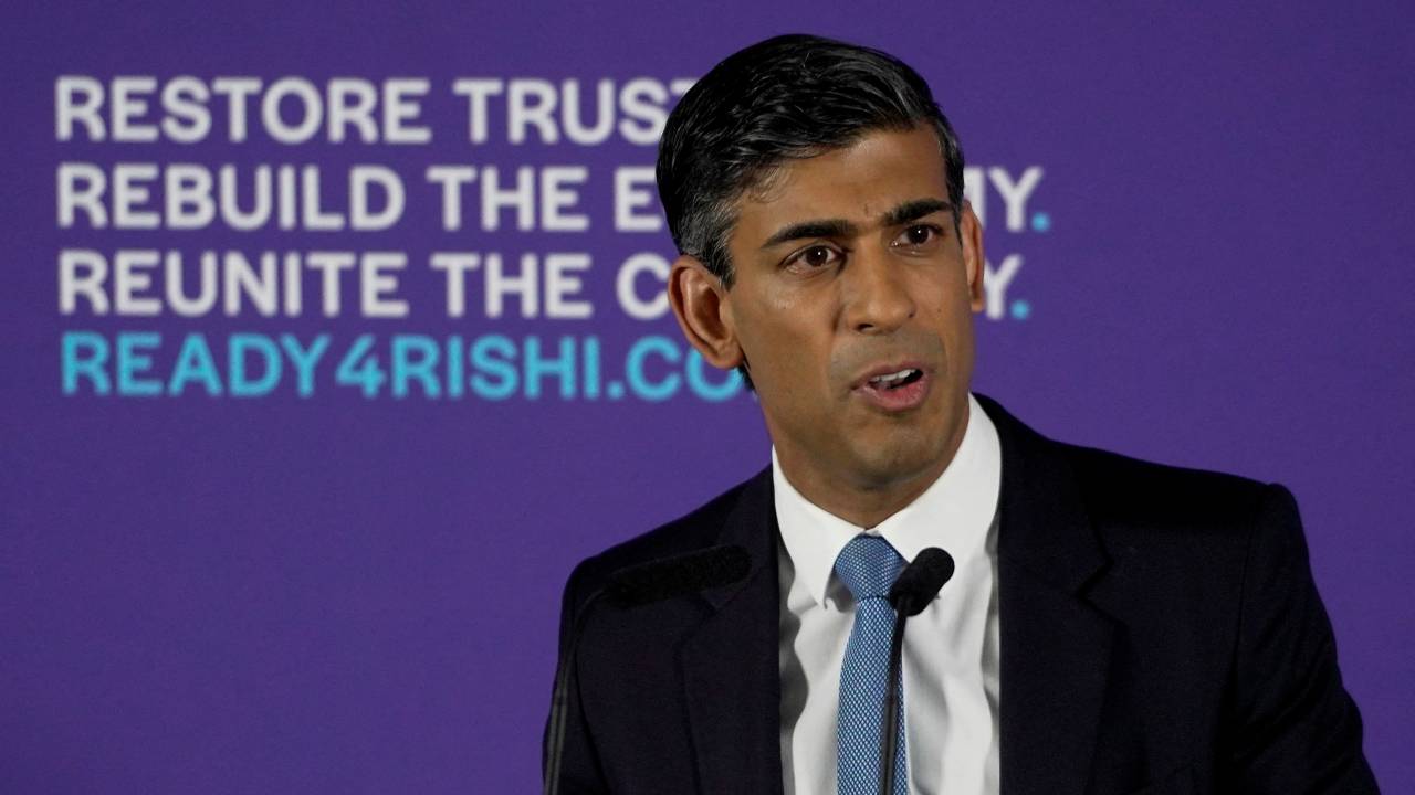 Rishi Sunak, ex-ministro das Finanças e candidato ao cargo de primeiro-ministro do Reino Unido