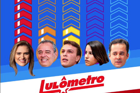 "Lulômetro" postado por Marília Arraes em suas redes -