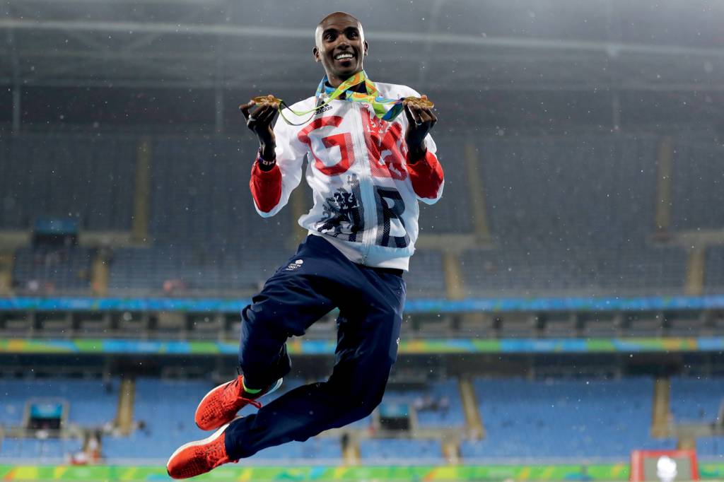 Rio Olympics Athletics VITÓRIA - Campeão olímpico, em 2012 e 2016: ídolo britânico -