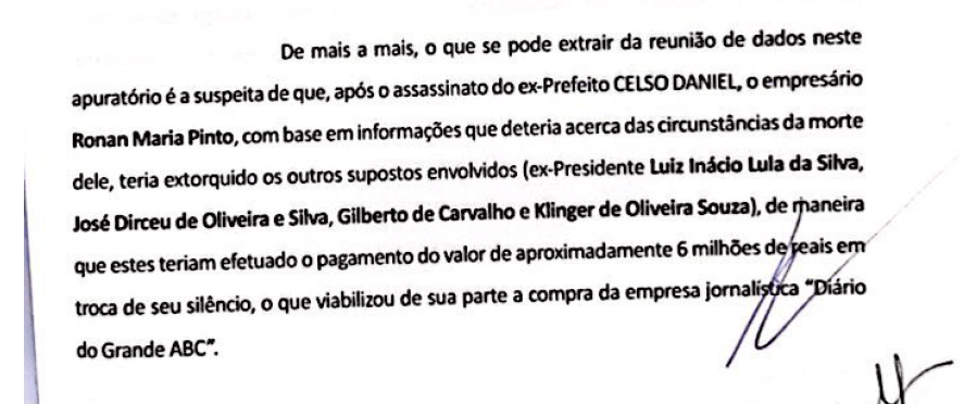 extorsão de lula reprodução