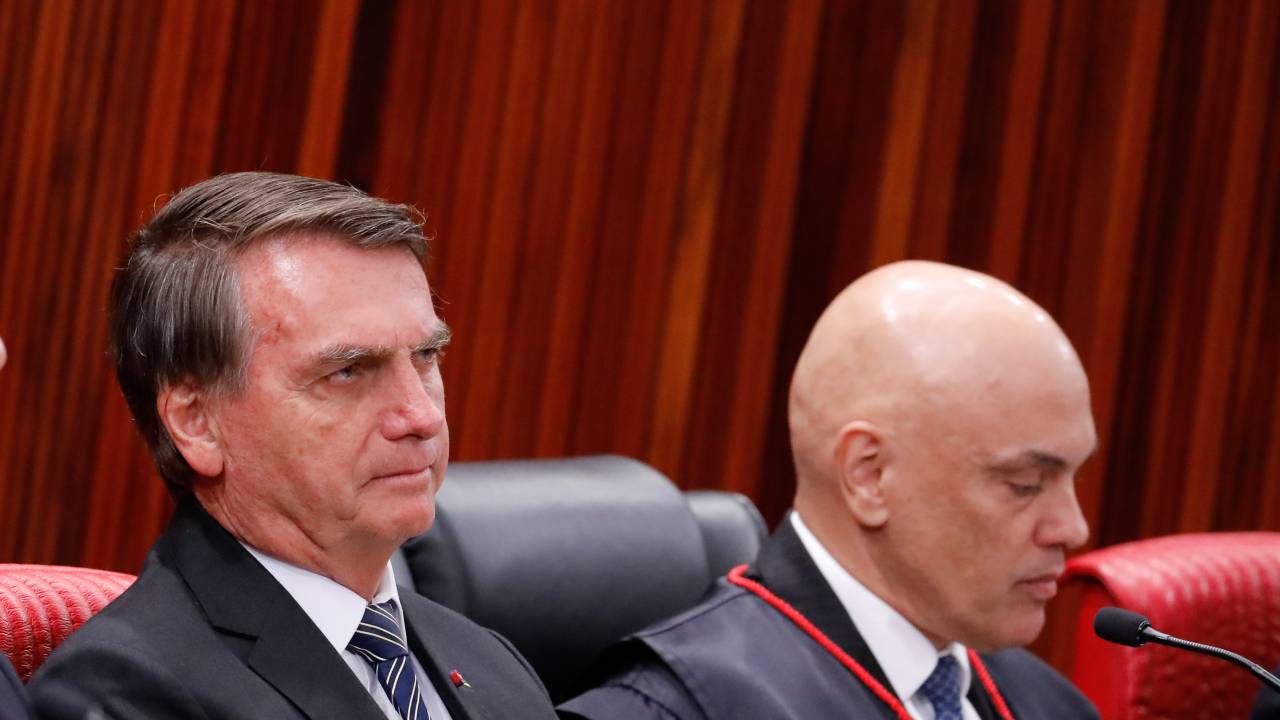 (Brasília - DF, 16/08/2022) Solenidade de Posse dos Ministros Alexandre de Moraes e Enrique Ricardo Lewandowski nos cargos de Presidente e Vice-Presidente do TSE. Foto: Isac Nóbrega/PR
