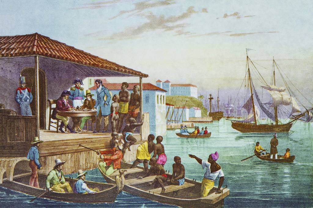 Cais-do-Valongo.-A-ilustração-de-Johann-Moritz-Rugendas.jpg MERCADORIA - O Cais do Valongo, no Rio de Janeiro: desembarque de navios da África -