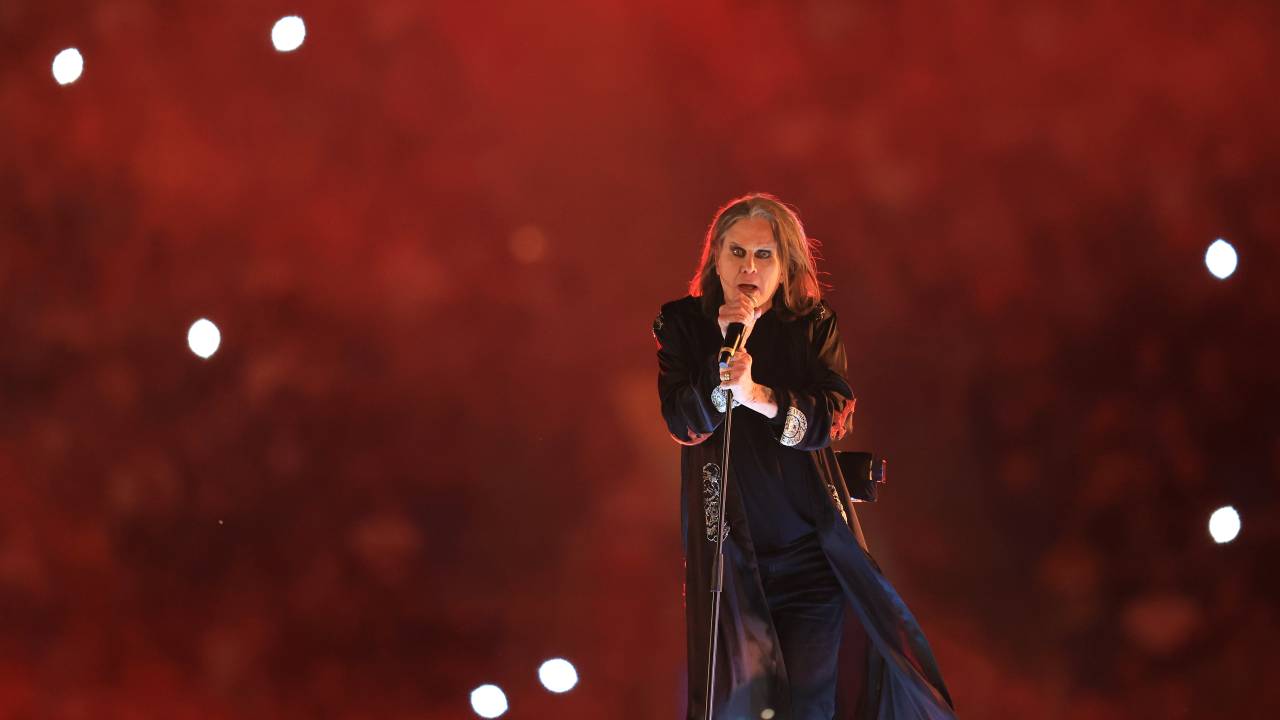 Ozzy Osbourne durante show em Birmingham