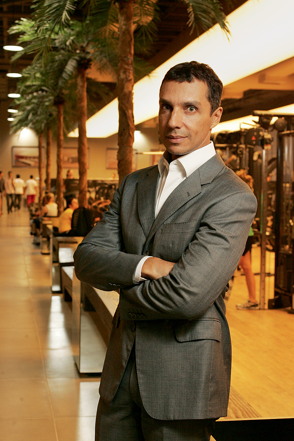 ACADEMIA BODYTECH Joao Paulo Diniz, sócio da academia Bodytech, no shopping Eldorado.