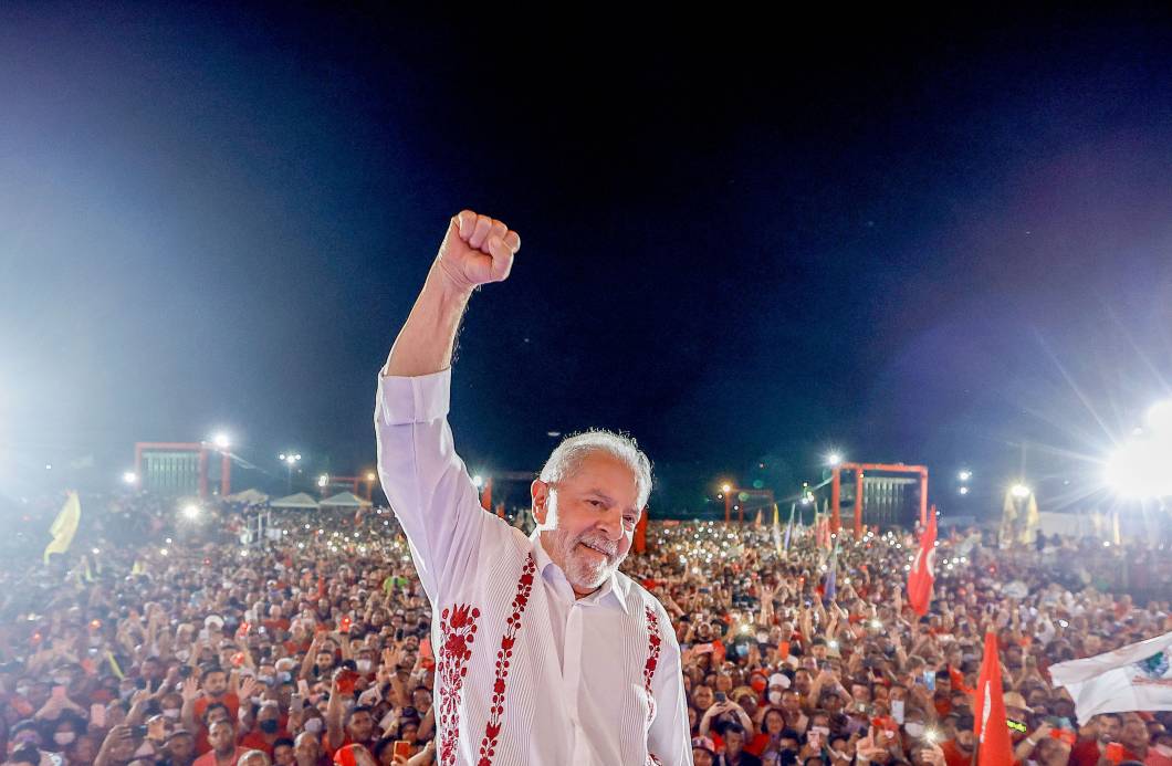O ex-presidente Luiz Inácio Lula da Silva e candidato `a presidência da República pelo PT, participa do ato "Vamos Juntos pelo Brasil e pelo Piauí", em Teresina., 03/08/2022. O ex-presidente Luiz Inácio Lula da Silva e candidato `a presidência da República pelo PT, participa do ato "Vamos Juntos pelo Brasil e pelo Piauí", em Teresina., 03/08/2022.