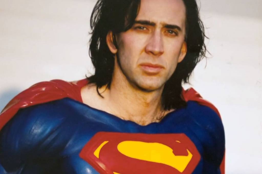 A história por trás do ‘Superman’ com Nicolas Cage que nunca virou filme