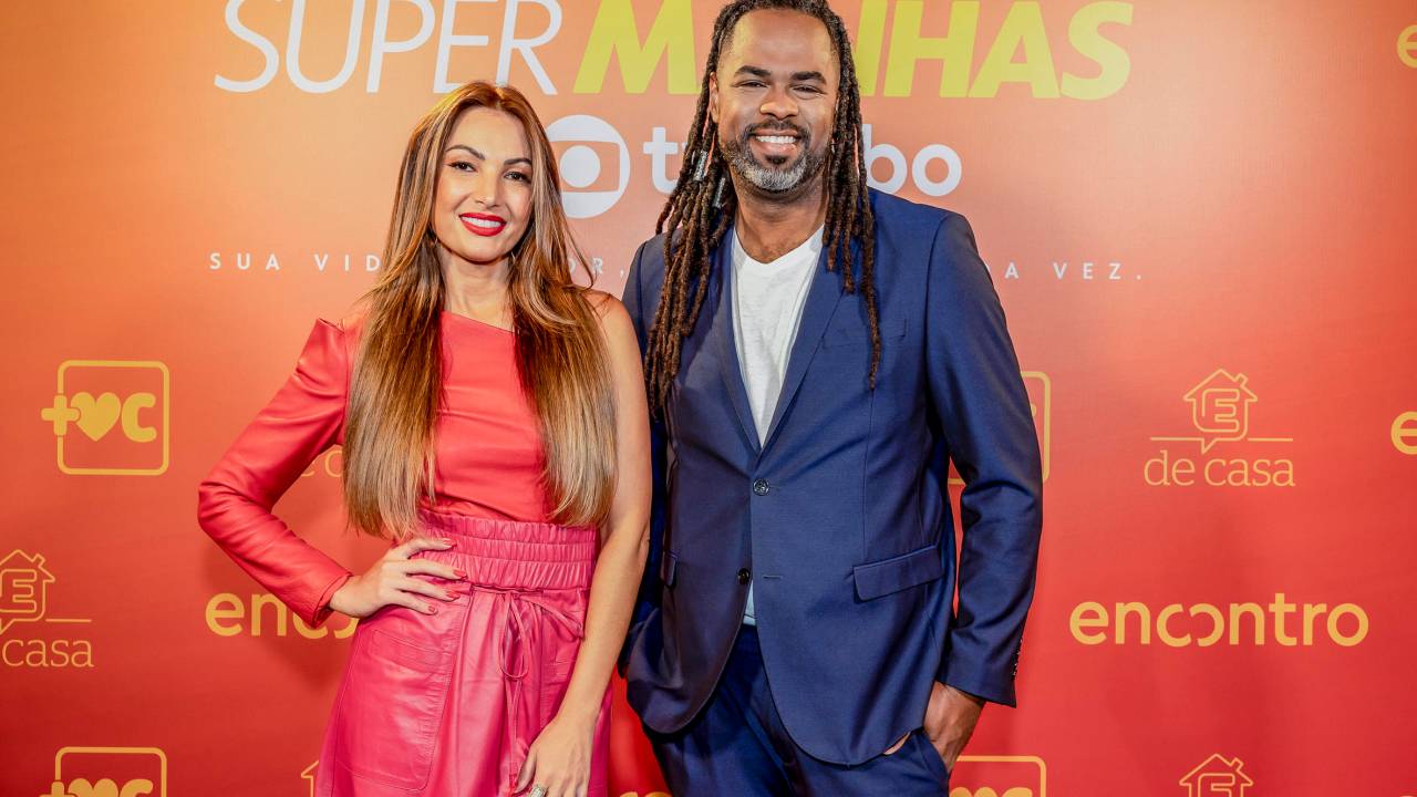 Patrícia Poeta e Manoel Soares -