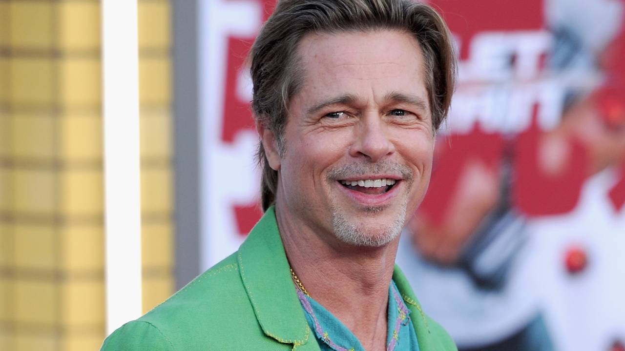Brad Pitt na estreia de Trem-Bala' em Los Angeles, 2022 -