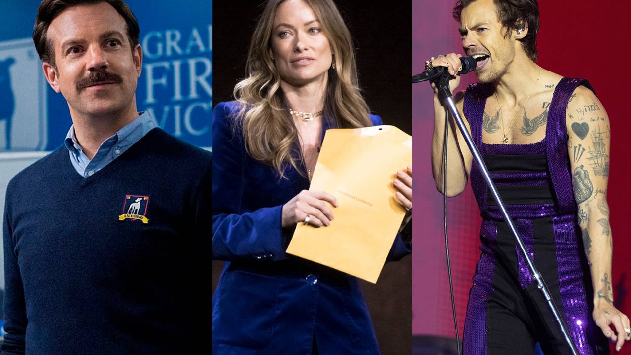 Jason Sudeikis, Olivia Wilde e Harry Styles //