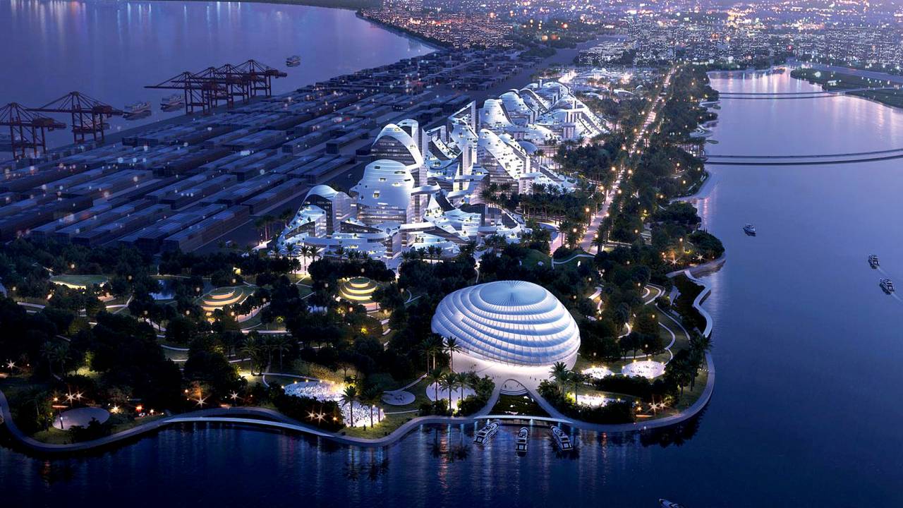 CIDADE FUTURISTA - Novo câmpus da Tencent, em Shenzhen: a estratégia do país é unir o governo com o setor privado -