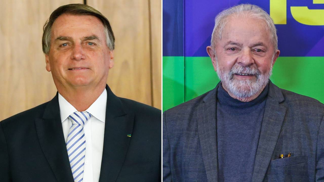 Jair Bolsonaro e Lula -