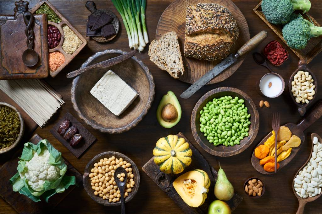 Vegan Food Selection