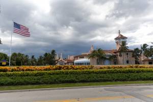 PALM BEACH, USA- AUGUST 16: Mar-A-Lago is seen August 16, 2022 a week after the FBI raided the home of former President Trump, in Palm Beach, Florida, United States . (Photo by Nathan Posner/Anadolu Agency via Getty Images)