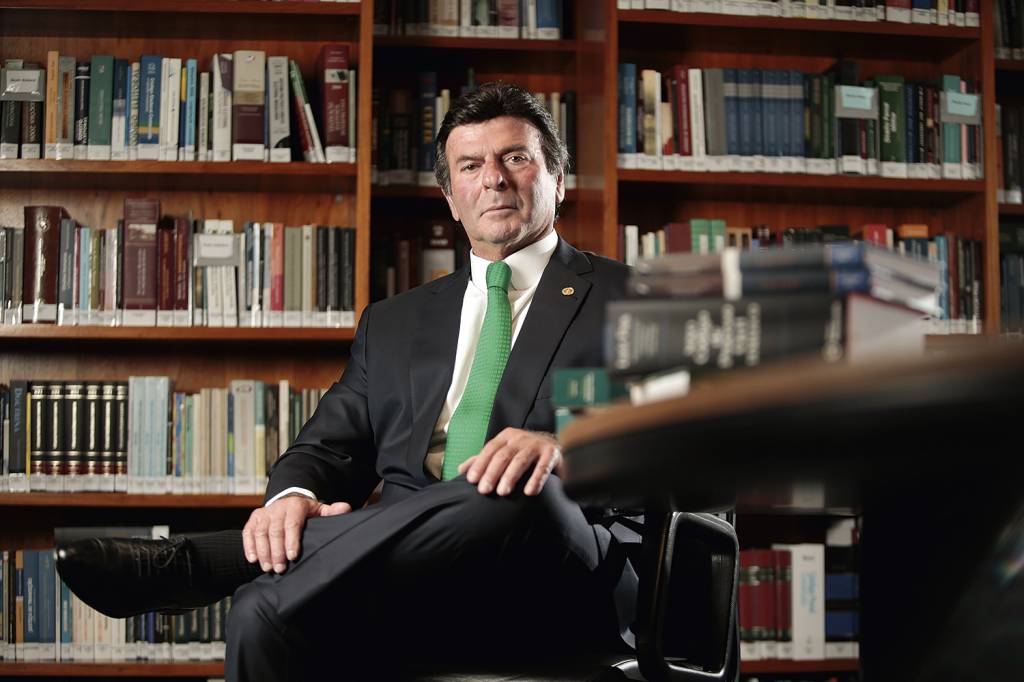 LUIZ-FUX-2017-1410.jpg DE SAÍDA - Luiz Fux: o atual presidente do Supremo buscou manter boa relação com Bolsonaro -