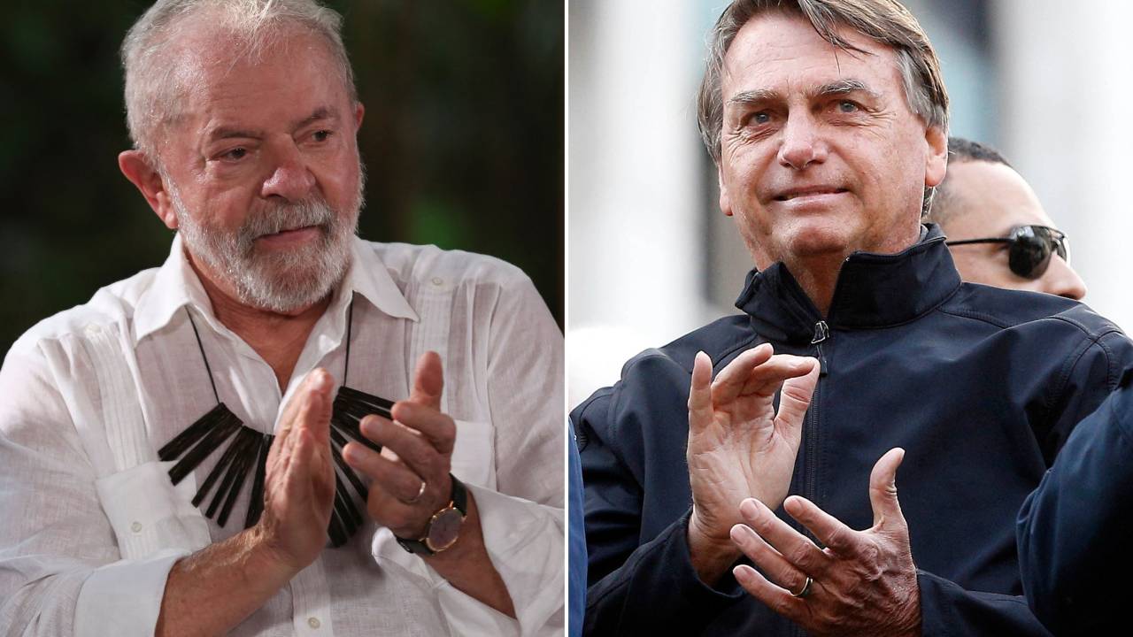 Lula e Jair Bolsonaro -