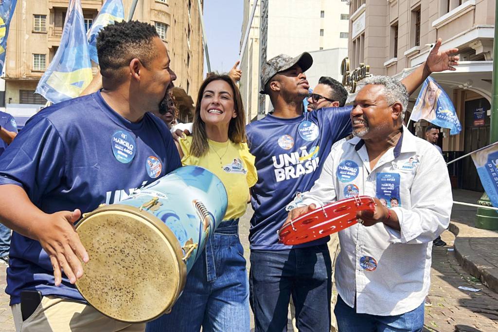 SORAYA-THRONICKE-CAMPANHA-ELEITORAL-UNIAO-BRASIL-2022-01.jpg RITMO BOM - Soraya em campanha: quase 30 milhões de reais gastos até agora -