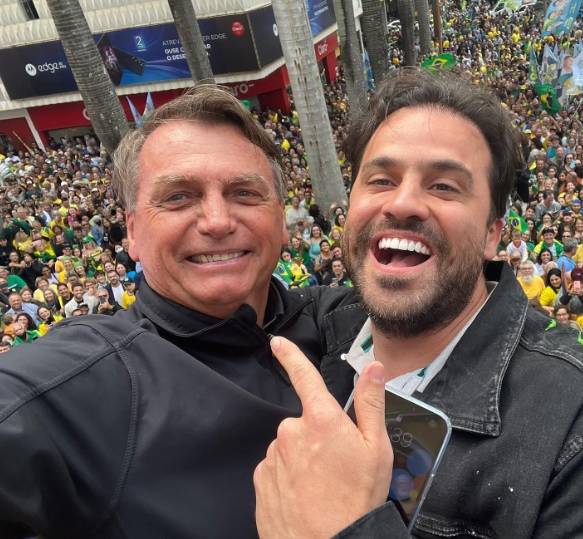 Nova pesquisa comprova que Bolsonaro e Marçal andam juntos em São Paulo