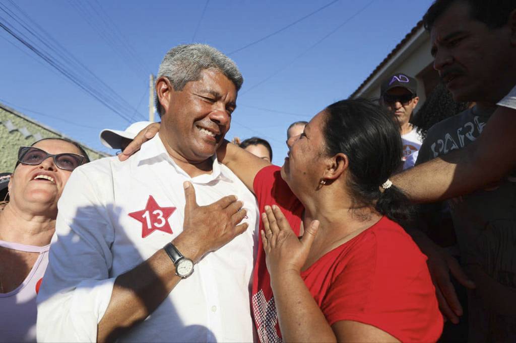 JERONIMO-RODRIGUES-ELEICAO-BAHIA-2022-09.jpg EX-AZARÃO - Jerônimo: o candidato petista surpreendeu no primeiro turno -